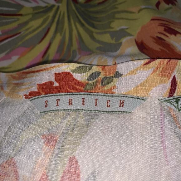 TOMMY BAHAMA Women’s silk blend Tropical Hawaiian Stretch Pants Size 12 - Picture 8 of 8